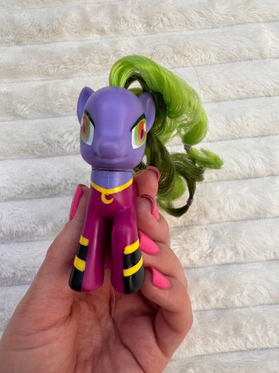My Little Pony G4 approx. 3" Target Power Ponies Mane-iac Mayhem Brushable Used Please see photos