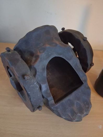 Wooden wine holder Cannon