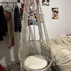 Beautiful macrame hanging chair