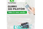 New Pack 100 Pcs Rubbers for Remote Controllers Landline Phones + Glue #1492