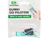 New Pack 100 Pcs Rubbers for Remote Controllers Landline Phones + Glue #1492