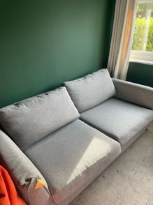 sofa -2/3 seater grey sofa