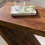 Z  Shape Solid Wood Side Table Image 6