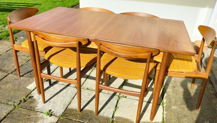 Mid Century Vintage G Plan Kofod Larsen Danish Range Dining Set