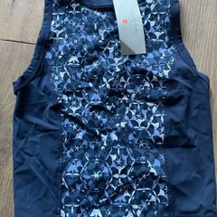 Sweaty Betty Power Zip Back Workout Tank Top gym activewear size S BNWT
