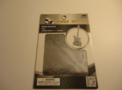 3D Metal Model kit Bass Guitar