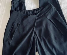 Topshop silk feel cuffed pants