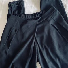 Topshop silk feel cuffed pants
