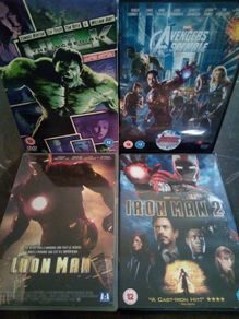 Marvel Dvd Bundle Collection Hulk Iron Man Avengers