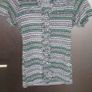 ladies black green and grey blouse size small/8 Image 2