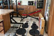Without Doubt Best Gym Weightlifting Set Up, Power Squat Rack, Bench, Olympic Weights, Bars, Tri Dip!!!