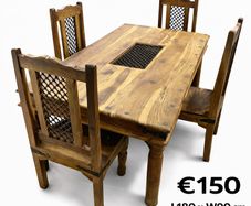 Dining table & 4 chairs