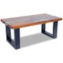Coffee Table Teak Resin 100x50 cm Image 6