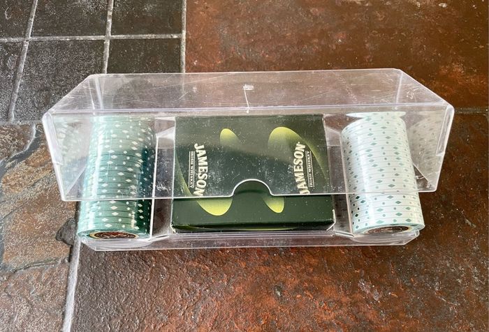 Jameson Whiskey Set - Poker Chips/Playing Cards