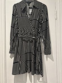 Black Stripe Dress BNWT New Look