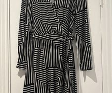 Black Stripe Dress BNWT New Look