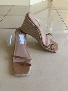 Camel Colour Wedge Heels
