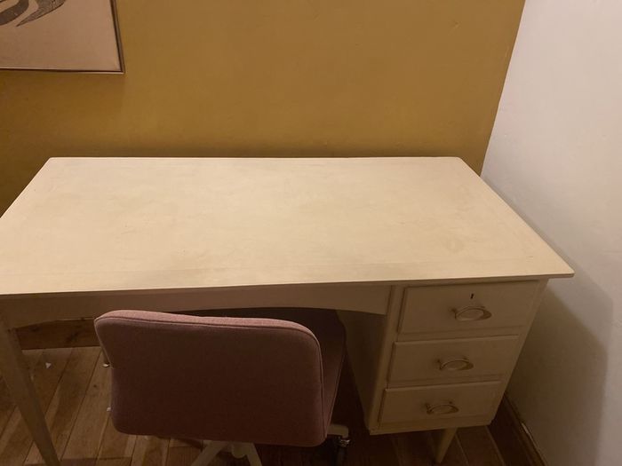 Beautiful Midcentury white desk