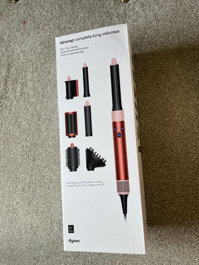 dyson airwrap strawberry bronze/ blush pink
