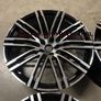 21" Inch Porsche Macan Turbo Style Alloy Wheels Gloss black polished 5x112 66.6 Image 7