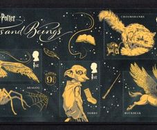 2023 Great Britain Harry Potter The Battle of Hogwarts Commemorative Stamps Miniature Sheet Mint Never Hinged (MNH)