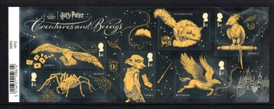2023 Great Britain Harry Potter The Battle of Hogwarts Commemorative Stamps Miniature Sheet Mint Never Hinged (MNH)