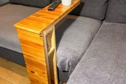 wooden sofa side table