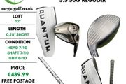 Callaway Quantum Max D Driver / 12 Degree / Denali Frost Silver 5.5 50G Regular