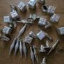 34 mini christmas tree decorations Silver Image 2