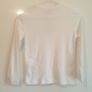 United Colors Of Benetton Girls White Long Sleeve Top With Logo Age 6-7 NWT Image 5