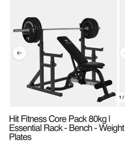 weight rack and bench