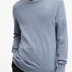 AllSaints Merino Wool Crew Neck Jumper