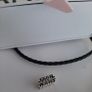 New genuine pandora leather bracelet and star wars charm Image 6
