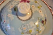 Pip Studio Chinese Rose Blue Butter Dish