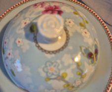 Pip Studio Chinese Rose Blue Butter Dish