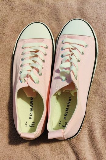 Light Pink Canvas Sneakers size 40
