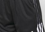 Adidas performance sports white tshirt and black shorts aeroready