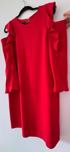 Pinko red cocktail dress
