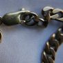 Vintage 9c 375 Gold Solid Yellow Gold  Link Bangle Bracelet L-8" 8.6 g and Box Image 7
