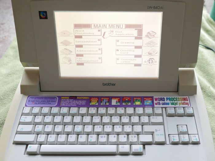 Brother Lw-840 Ic Word Processor With Disc Drive