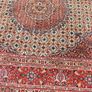 Beautiful Persian Moud Wool and Silk Square Rug and Runner Image 4