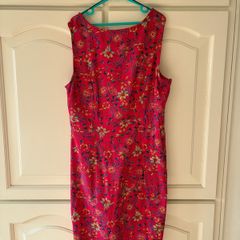 Great pink sleeveless Maine dress