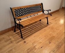 New garden bench