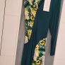 ZARA Collection green floral asymmetrical midi Sz M-L - Bnwt Rrp 79.99 Image 2