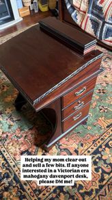 Mahogany Davenport Desk