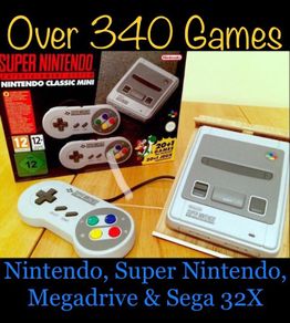 SNES Classic Mini (Jailbreak 347 Games)