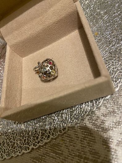 STERLING SILVER heart pendant charm brand new in box