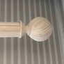 Custom made curtains and curtain pole Image 3