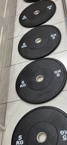 brand new 4x5kilo olympic bumper weight plates