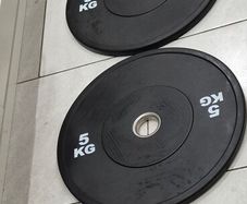 brand new 4x5kilo olympic bumper weight plates